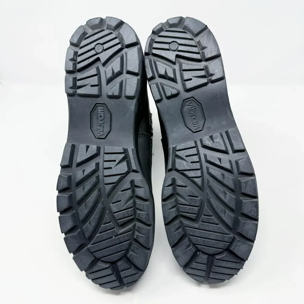 Belleville Black Leather Jump Boots Combat Men's Size 8 Steel Toe Vibram Sole